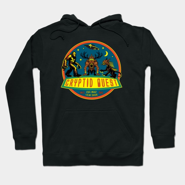 Cryptid Quest Hoodie by PeregrinusCreative